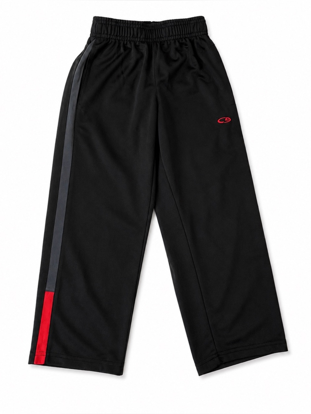 C9 by Champion Boys XS 4-5 Black Athletic Pants Red Stripe